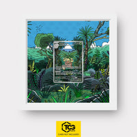 Exeggutor Pokémon TCG card in TCGplate Extended Art Display for collectors to showcase.