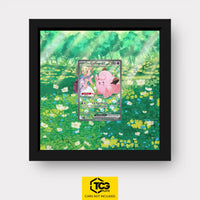 Lillie's Clefairy EX Pokémon TCG card in TCGplate Extended Art Display for collectors
