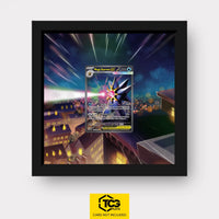Mega Starmie EX Pokémon TCG card in TCGplate Extended Art Display for collectors