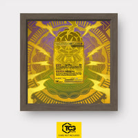 Mega Zygarde ex Pokémon TCG card in TCGplate Extended Art Display for collectors to showcase cards.