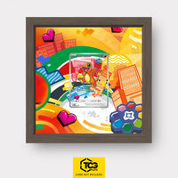 Charmander Pokémon TCG card in TCGplate Extended Art Display for collectors to showcase.