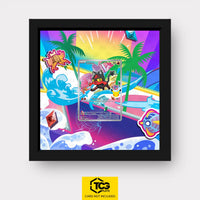 Litten Pokémon TCG card in TCGplate Extended Art Display for collectors to showcase trading cards.