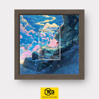 Clefairy Pokémon TCG card in TCGplate Extended Art Display for collectors to showcase trading cards.