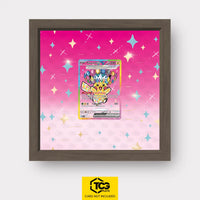 Pikachu ex Pokémon TCG card in TCGplate Extended Art Display for collectors to showcase cards.