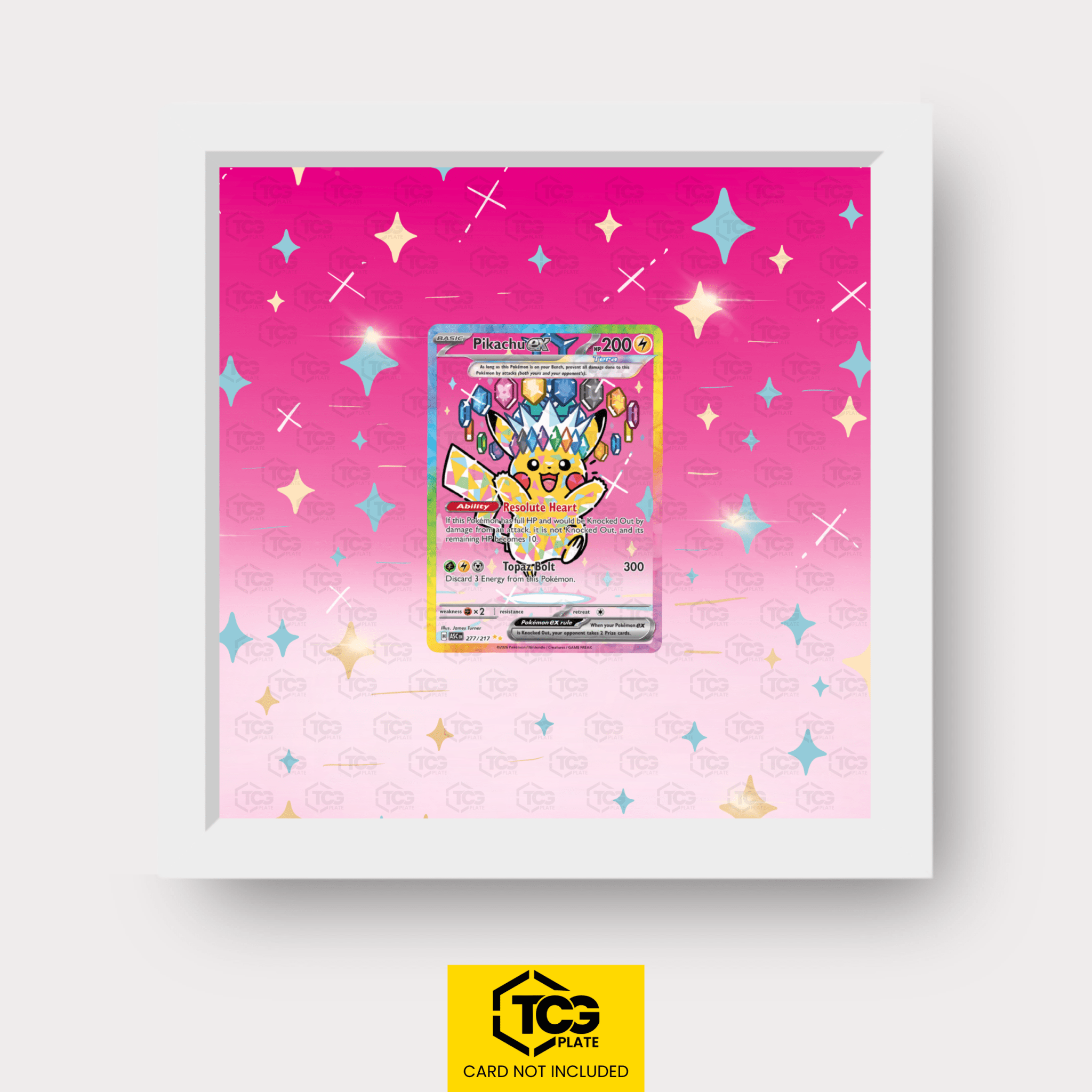 Frames® | Pikachu ex ASC 277 - tcgplate