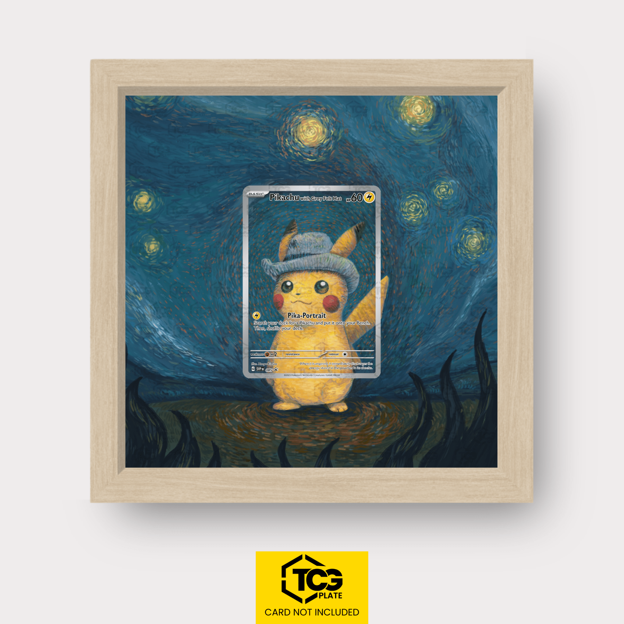 Frames® | Pikachu mit Grauem Filzhut SVP 085 - tcgplate