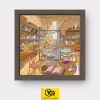 Alakazam ex Pokémon TCG card in TCGplate Extended Art Display for collectors to showcase.