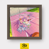 Exeggcute Pokémon TCG card displayed in a TCGplate Extended Art Display for collectors to showcase.