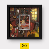 Team Rocket Meowth Pokémon TCG card in TCGplate Extended Art Display for collectors