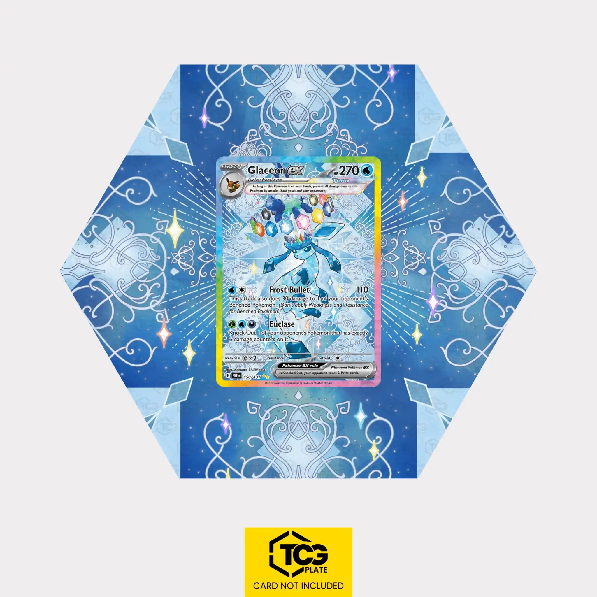 Glaziola ex PRE 150 - Pokémon Extended Art Display | Hex Shapes® - tcgplate