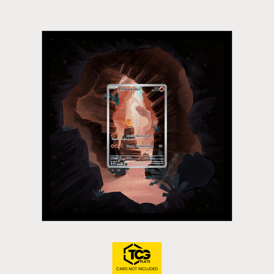 Glumanda MEW 168/165 – Pokémon Extended Art Display | Framed MIXPIX® - tcgplate