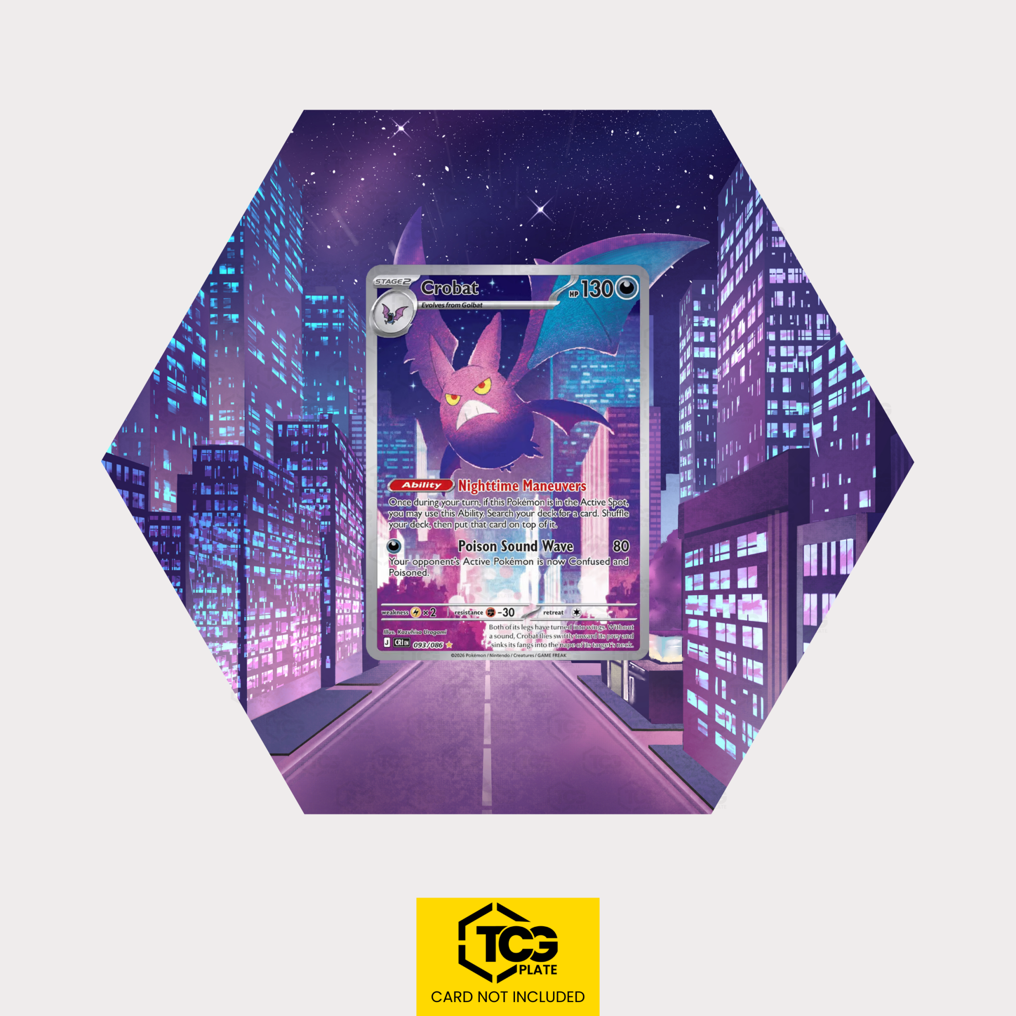Hex Shapes® | Crobat CRI 093 - tcgplate