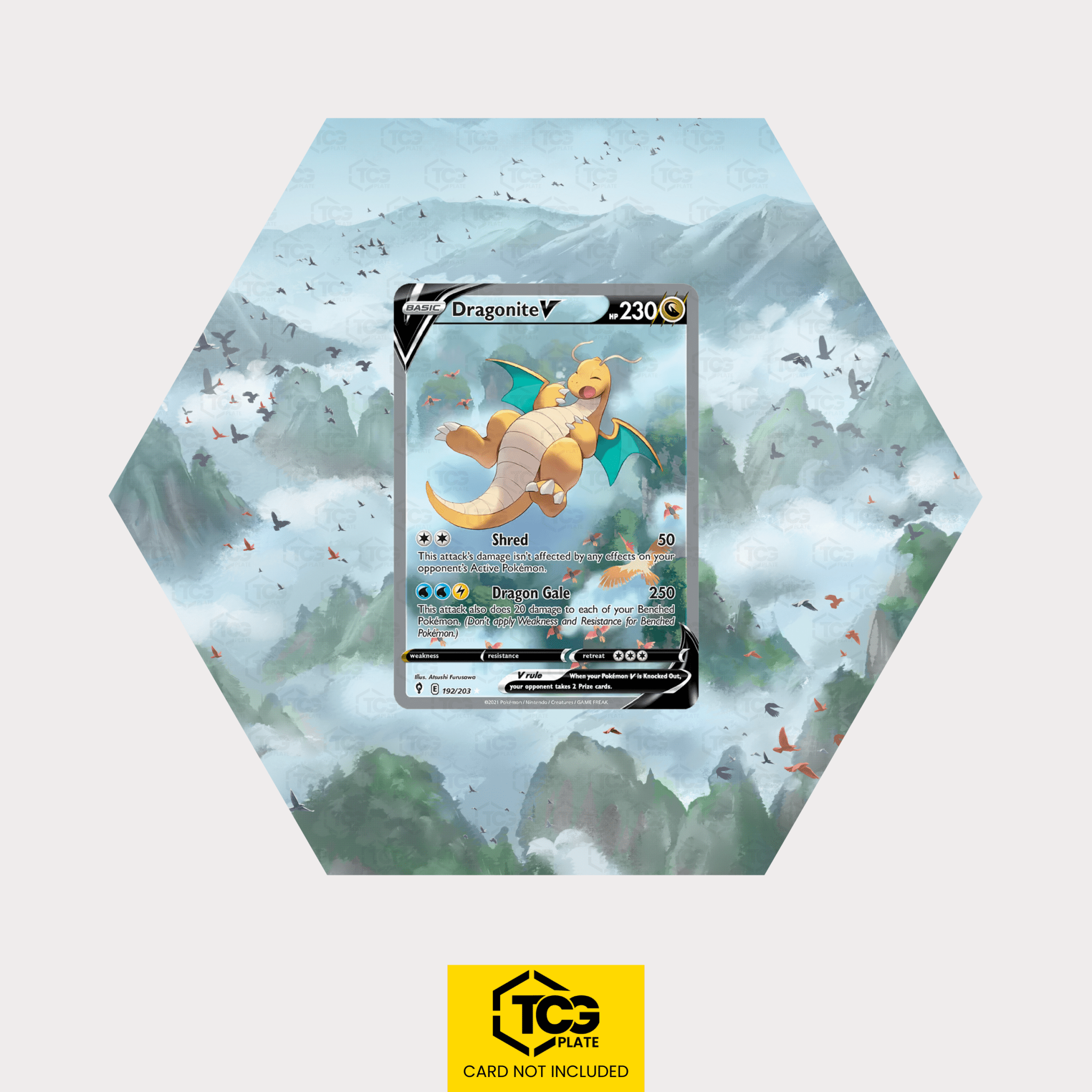 Hex Shapes® | Dragoran V EVS 192 - tcgplate