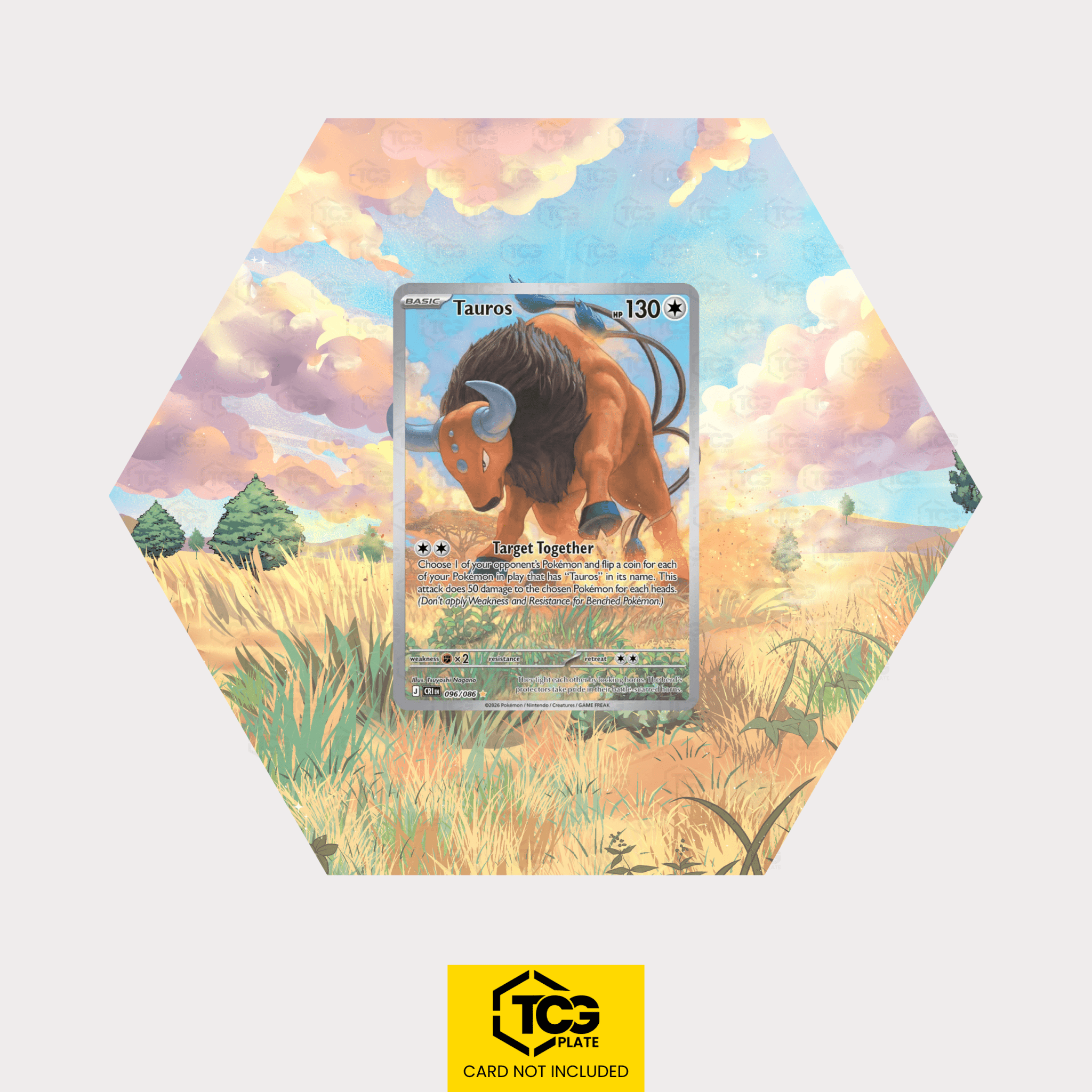 Hex Shapes® | Tauros CRI 096 - tcgplate