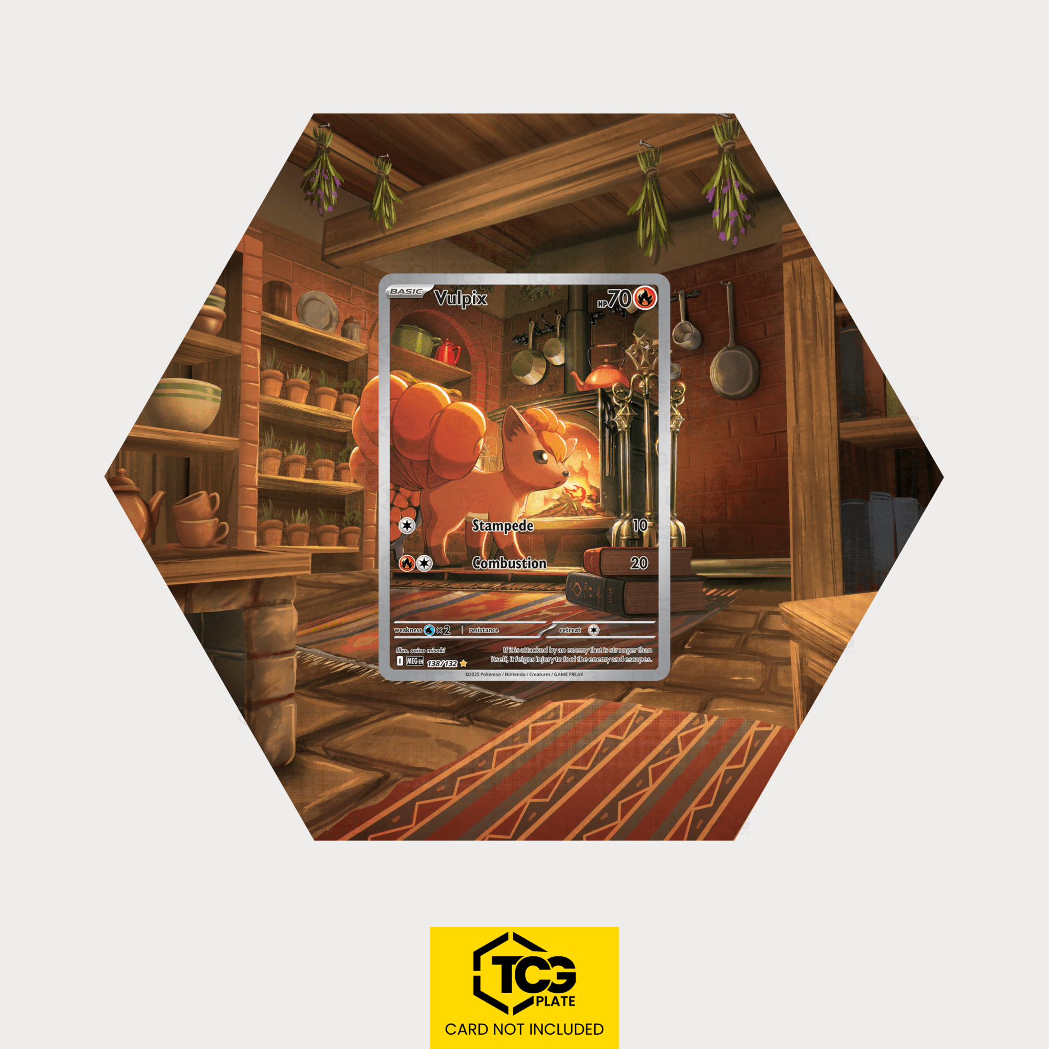 Hex Shapes® | Vulpix MEG 138 - tcgplate