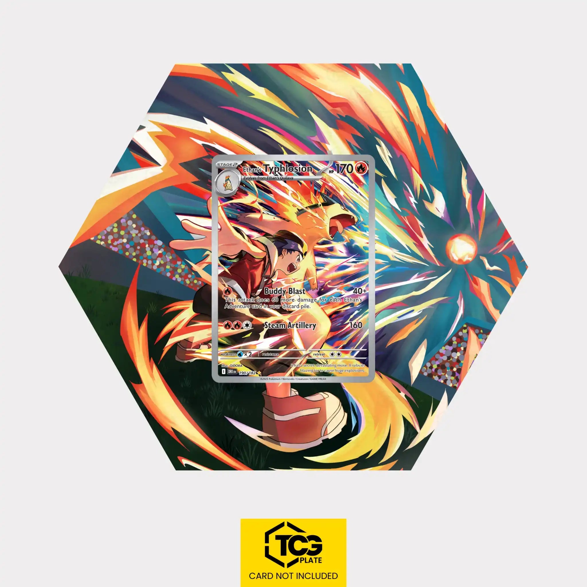 Klarins Tornupto DRI 190/182 – Pokémon Extended Art Display | Hex Shapes® - tcgplate