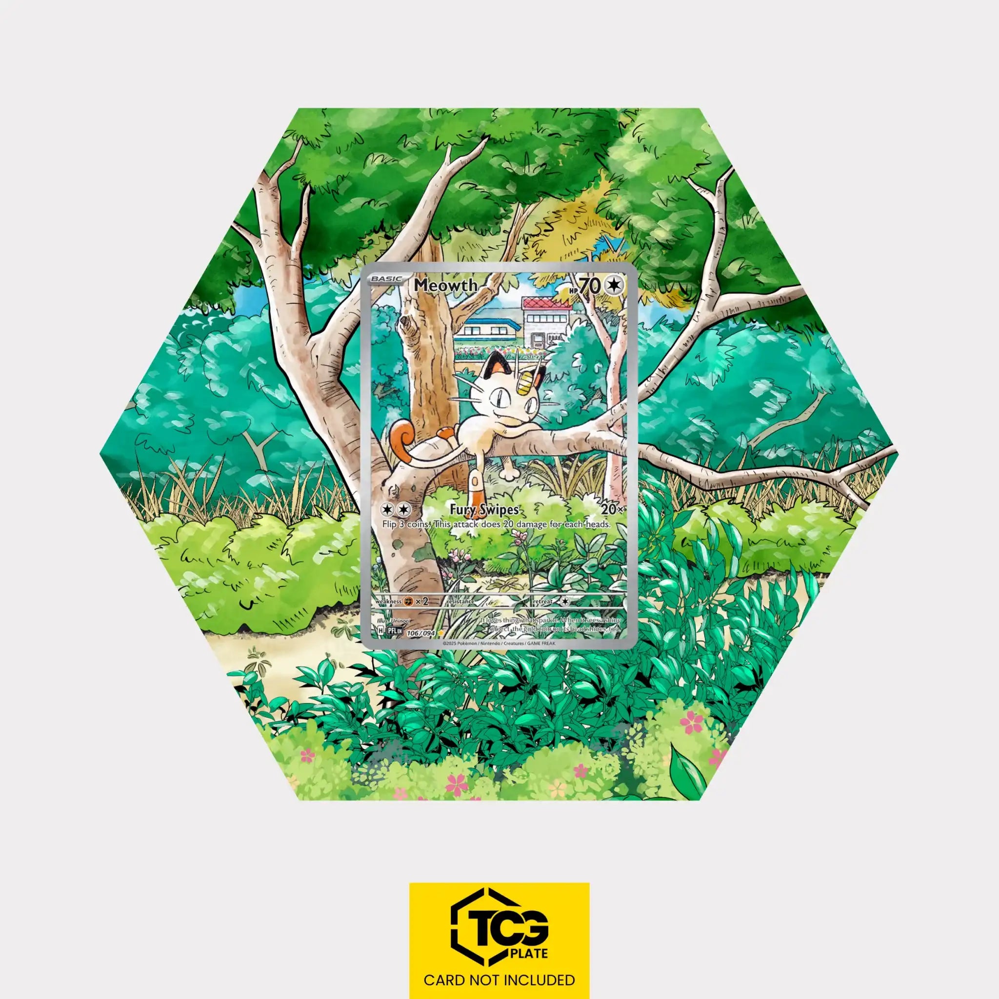 Mauzi PFL 106/094 – Pokémon Extended Art Display | Hex Shapes® - tcgplate