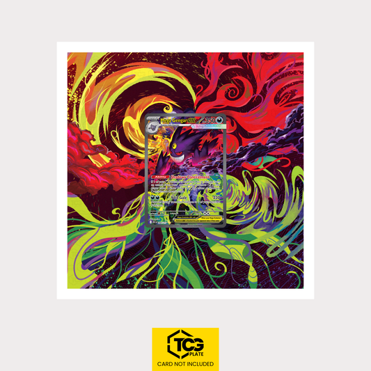 Mega Gengar ex ASC 284/217 – Pokémon Extended Art Display | Framed MIXPIX® - tcgplate