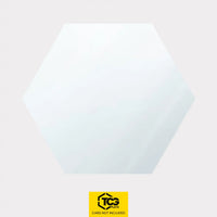 TCGplate Hex Shape Acrylic Display for Pokémon TCG cards, designed for collectors to showcase trading cards.