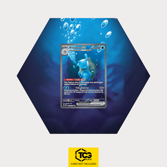 Turtok ex MEW 200 - Pokémon Extended Art Display | Hex Shapes® - tcgplate