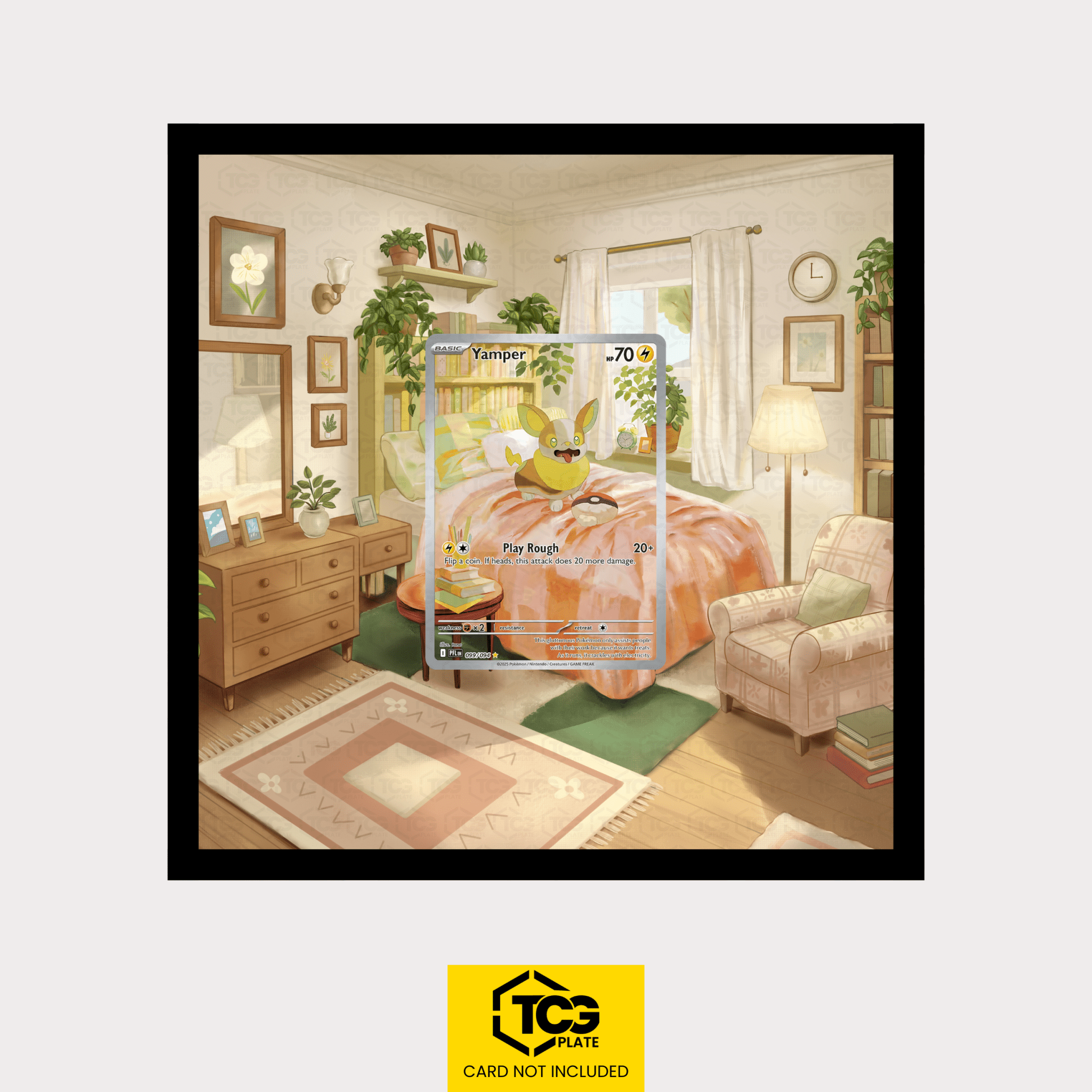 Voldi PFL 099/094 – Pokémon Extended Art Display | Framed MIXPIX® - tcgplate